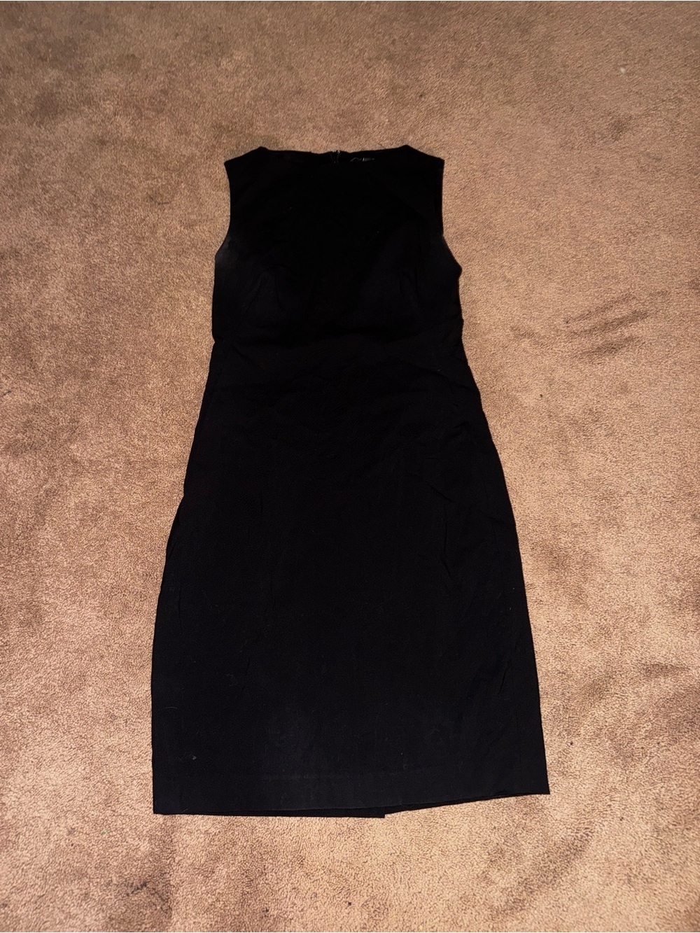 Theory Black Sleeveless Midi Sheath Dress Women’s Size 6